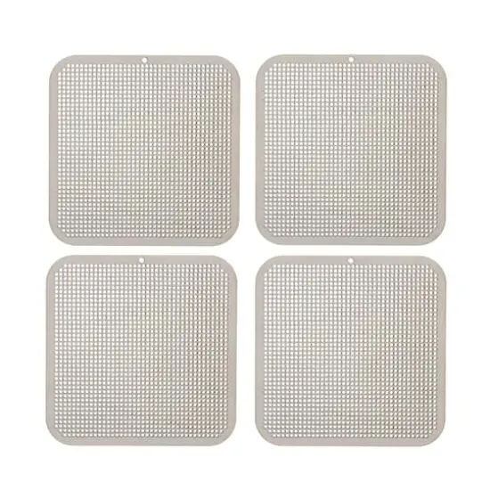 4" Square Cross Stitch Wood Canvas, 4ct. by Loops & Threads&reg; {1}