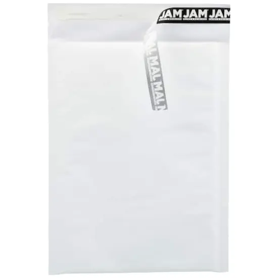JAM Paper 7.25" x 10.5" White Kraft Bubble Lite Padded Mailers, 25ct. {3}