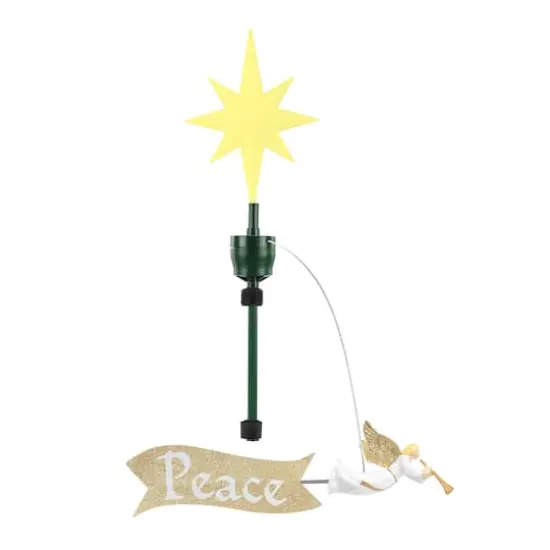 Angel with Banner Animated Tree Topper {1}