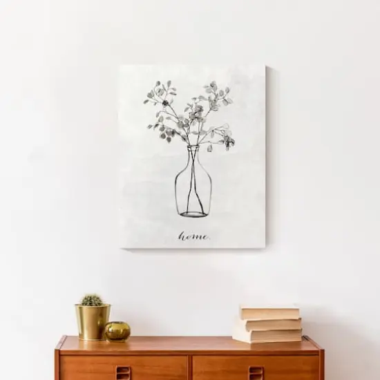 Designs Direct Home Flower Line Drawing Canvas Wall Art {5}