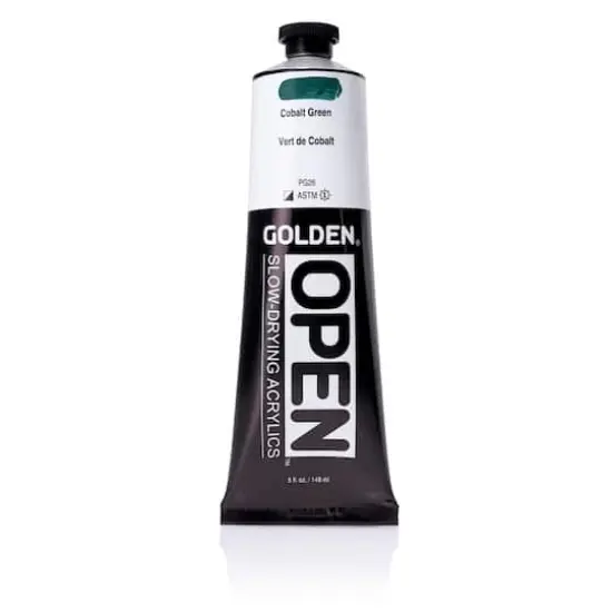 Golden&reg; OPEN&trade; Slow-Drying Acrylics, 5oz. Cobalt Green {1}