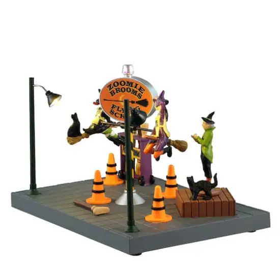 Lemax&reg; Spooky Town&reg; Zoomie Brooms Flying School {4}