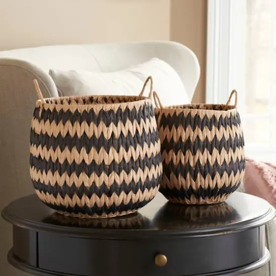 Household Essentials 12" Woven Basket Set {3}