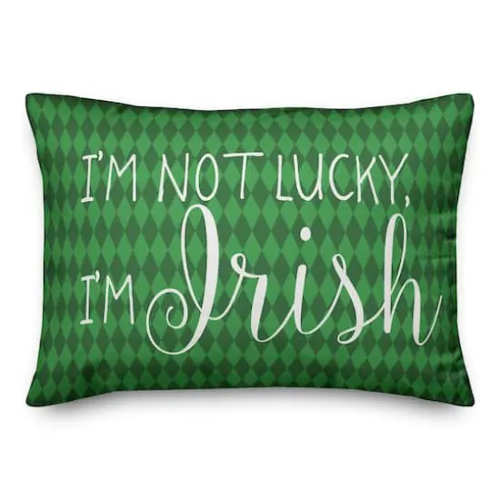 I'm Not Lucky Throw Pillow {1}