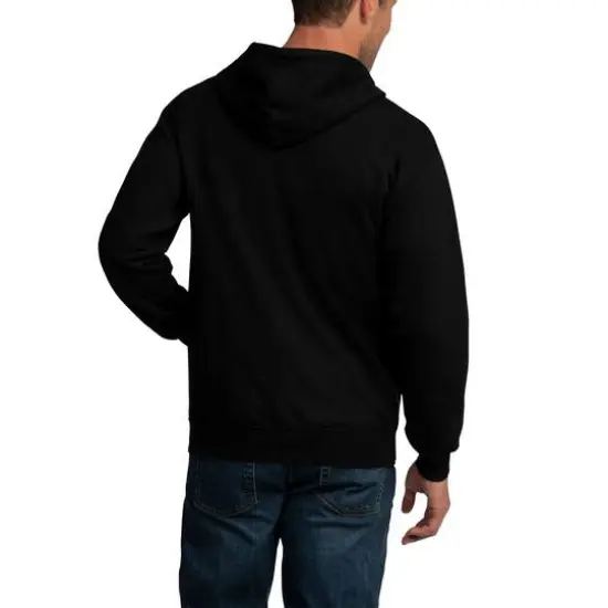Fruit of the Loom Eversoft Fleece Full Zip HoodieBlack {6}