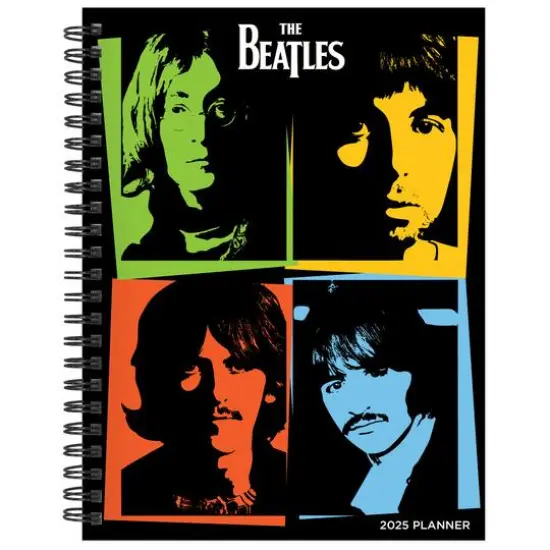 TF Publishing 2025 Medium The Beatles Weekly Monthly Spiral Planner {1}