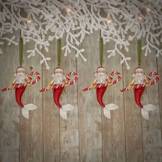 National Tree Company Santa Merman Ornaments, 4ct. {6}