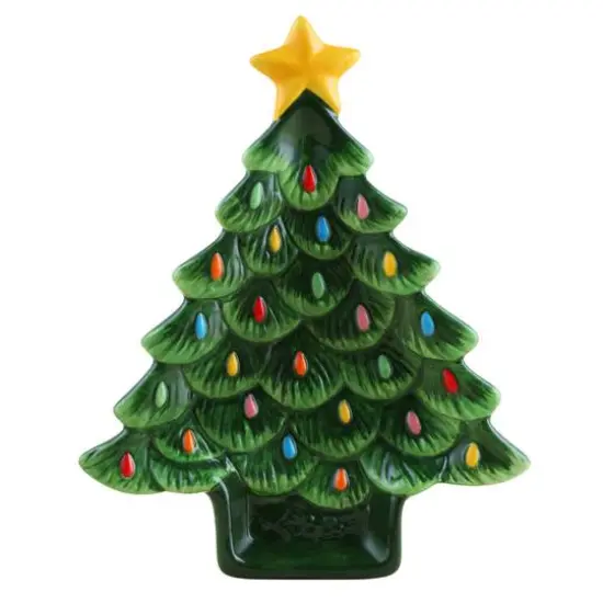 8.75" Ceramic Nostalgic Tree Plates, 4ct. {5}