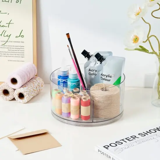 Mini Clear Plastic Turntable by Simply Tidy&reg; {4}