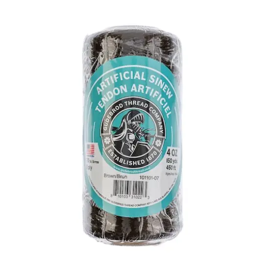 Gudebrod Artificial Sinew, 150yd. Brown {1}