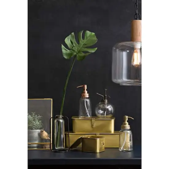 Hello Honey&reg; Decorative Metal Boxes with Gold Finish Set {6}
