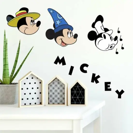 RoomMates Mickey Mouse Classic 90th Anniversary Peel & Stick Wall Decals {1}