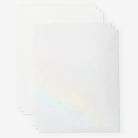 Cricut&reg; Printable Clear US Letter Waterproof Holographic Sticker Set, 5ct. {9}