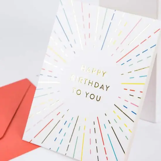 Rainbow Happy Birthday Cards & Envelopes by Recollections&trade;, 4.25" x 5.5" {5}