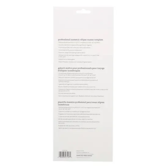 Art Alternatives Professional Isometric Ellipse Master Template {3}