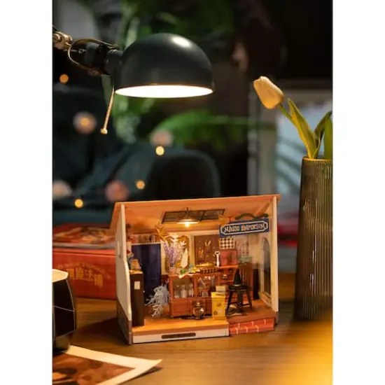 Rolife&reg; Kiki's Magic Emporium DIY Miniature House Kit {3}