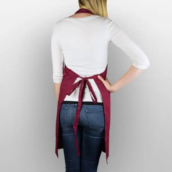 DII&reg; Chino Chef Apron Wine {5}