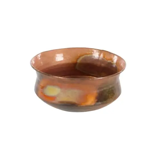 Copper Metal Rustic Planter Set {4}