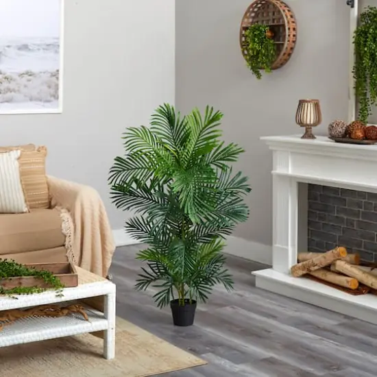4ft. Potted UV Resistant Areca Palm Tree {5}