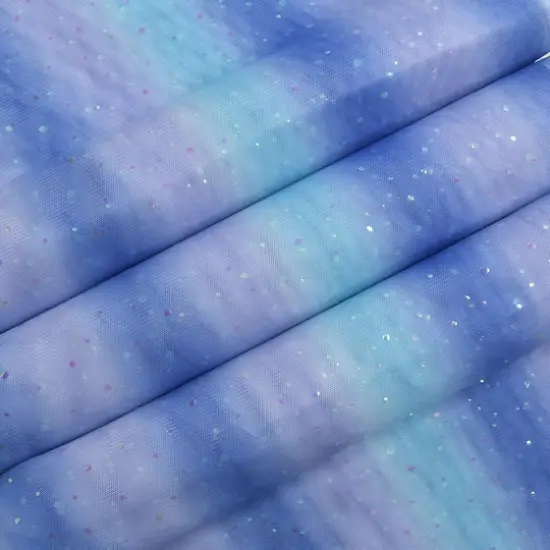 Feldman Purple & Blue Confetti Mesh {1}