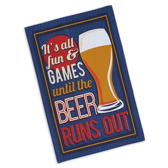 DII&reg; Retro Beer Print Dishtowel Set {3}