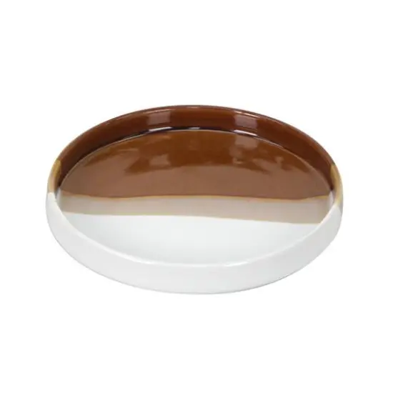 6.75" 2-Tone Ceramic Dinner Plate by Ashland&reg; {1}