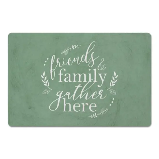 Friends & Family Gather Floor Mat {1}