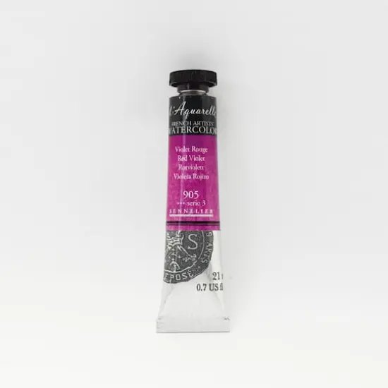 Sennelier French Artists' Watercolor, 21mL 905 Red Violet S3 {1}