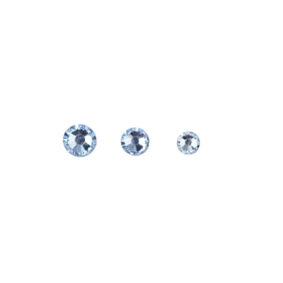 Round Flatback Austrian Crystals Mix by Bead Landing™, 90ct. Light Sapphire {3}