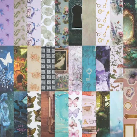 12" x 12" Fairy Forest Paper Pad by Recollections&trade;, 58 Sheets {3}