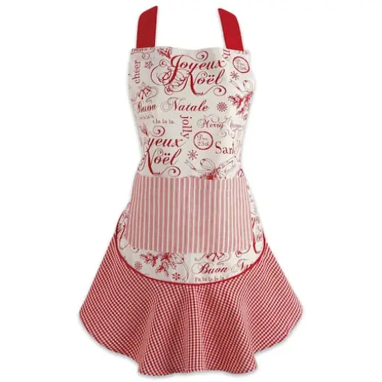 DII&reg; Vintage Christmas Ruffle Apron {1}