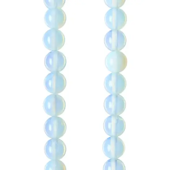 Opal Moonstone Glass Round Beads, 8mm by Bead Landing&trade; {1}