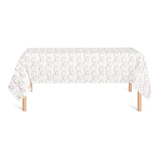 102" Simple Pumpkin Pattern Tablecloth {3}