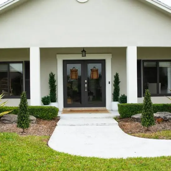 4ft. UV Resistant Artificial Boxwood Plant with Integrated Ground Stake (Indoor/Outdoor) - Set of 2 {7}