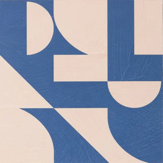 Very Gay Paint Gia Metric Peel & Stick Floor Tiles, 10ct. Coral and Blue {1}