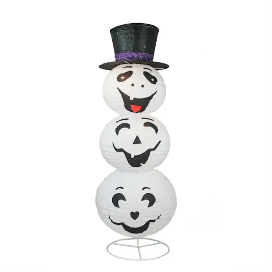 3.6ft. Lighted Ghost Trio Outdoor Halloween Decoration {1}
