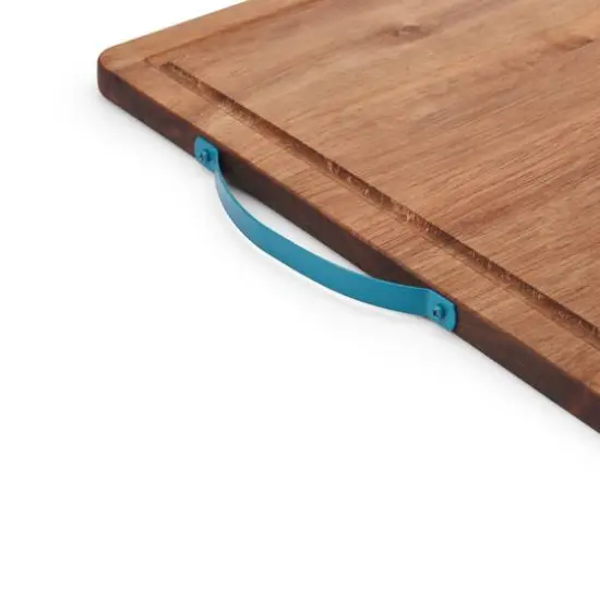 Farberware 18" Acacia Board with Teal Handles {5}