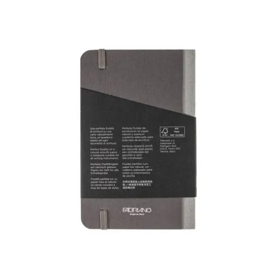 Fabriano&reg; Ecoqua Plus Dotted Fabric-Bound Notebook Gray {11}