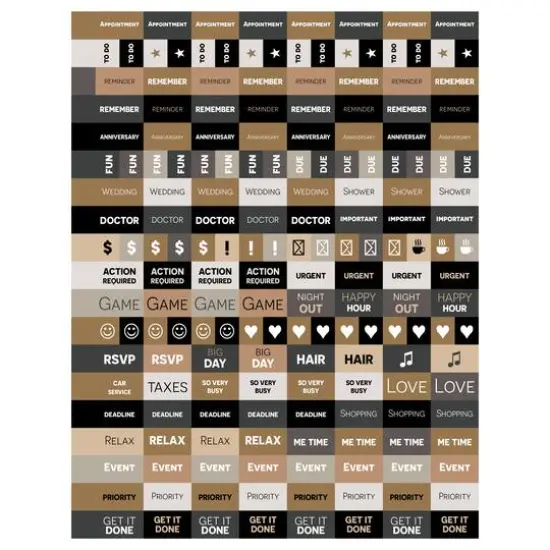 TF Publishing 2024 Black & Tan Large Planner {5}