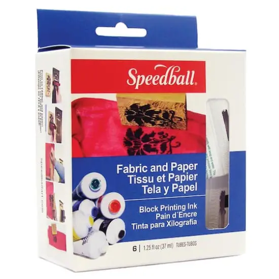 Speedball&reg; Block Printing Kit for Fabric & Paper {1}