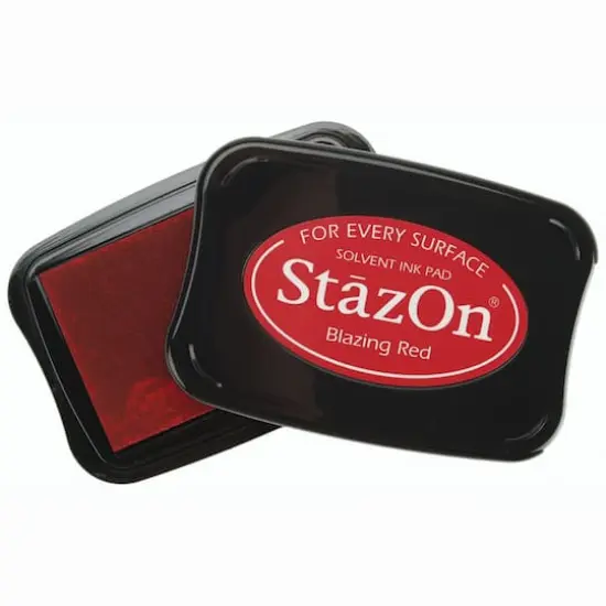 StazOn&reg; Solvent Ink Pad Blazing Red {1}