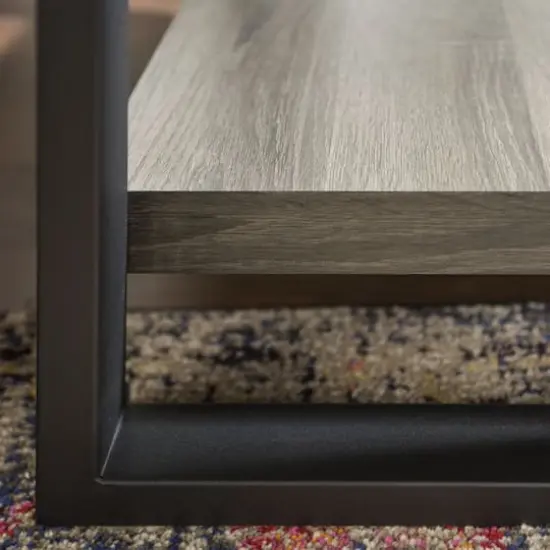 Walker Edison 24" Charcoal Industrial Side Table {6}