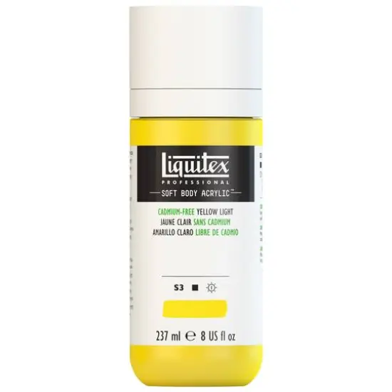 Liquitex&reg; Professional Soft Body Acrylic Color, 8oz. Cadmium-Free Yellow Light {9}