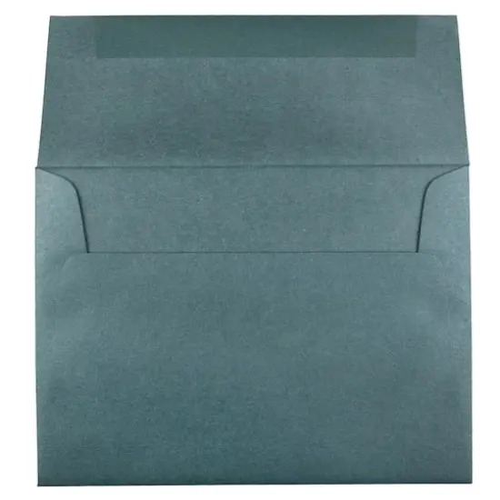 JAM Paper 4.75" x 6.5" Metallic Invitation Envelopes, 50ct. Malachite Deep Green Stardream {4}