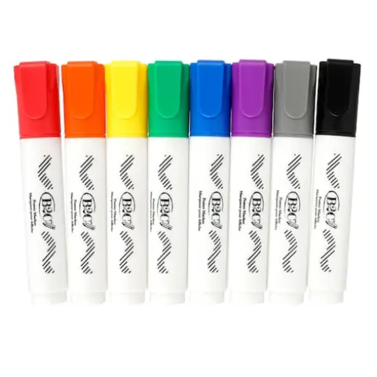 Primary Poster Chisel Tip Markers by B2C&trade; {1}