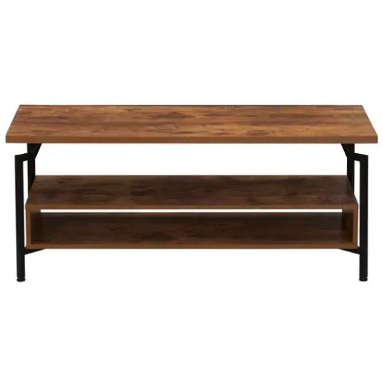 Household Essentials Crown 47" TV Stand with Storage Compartment Brown {8}