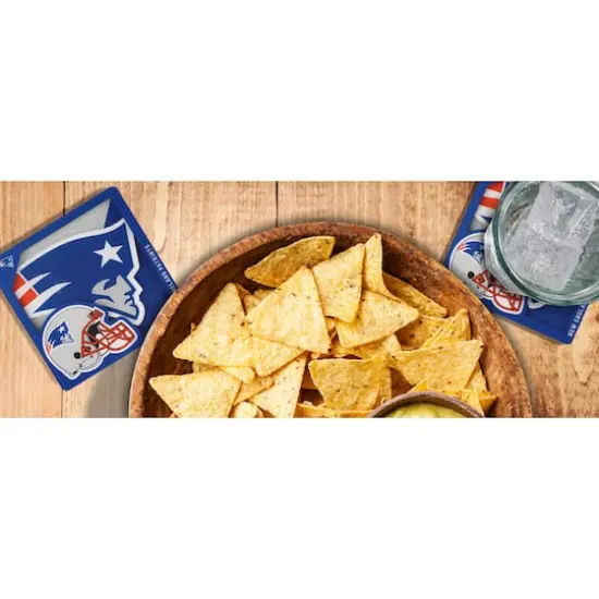 NFL 3D Logo Series Coaster Set New England Patriots {4}