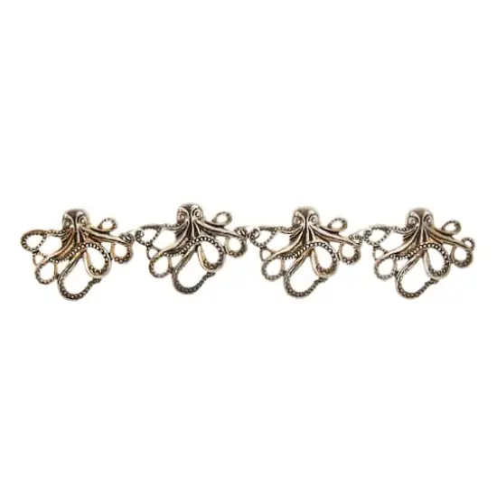 Silver Octopus Metal Beads, 42mm by Bead Landing&trade; {4}