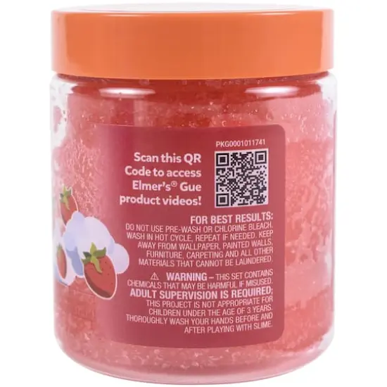 Elmer's Strawberry Cloud Premade Slime {3}