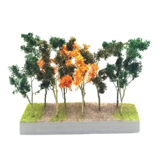 JTT Scenery Products Mini Fall Mixed Woods Edge Trees {1}